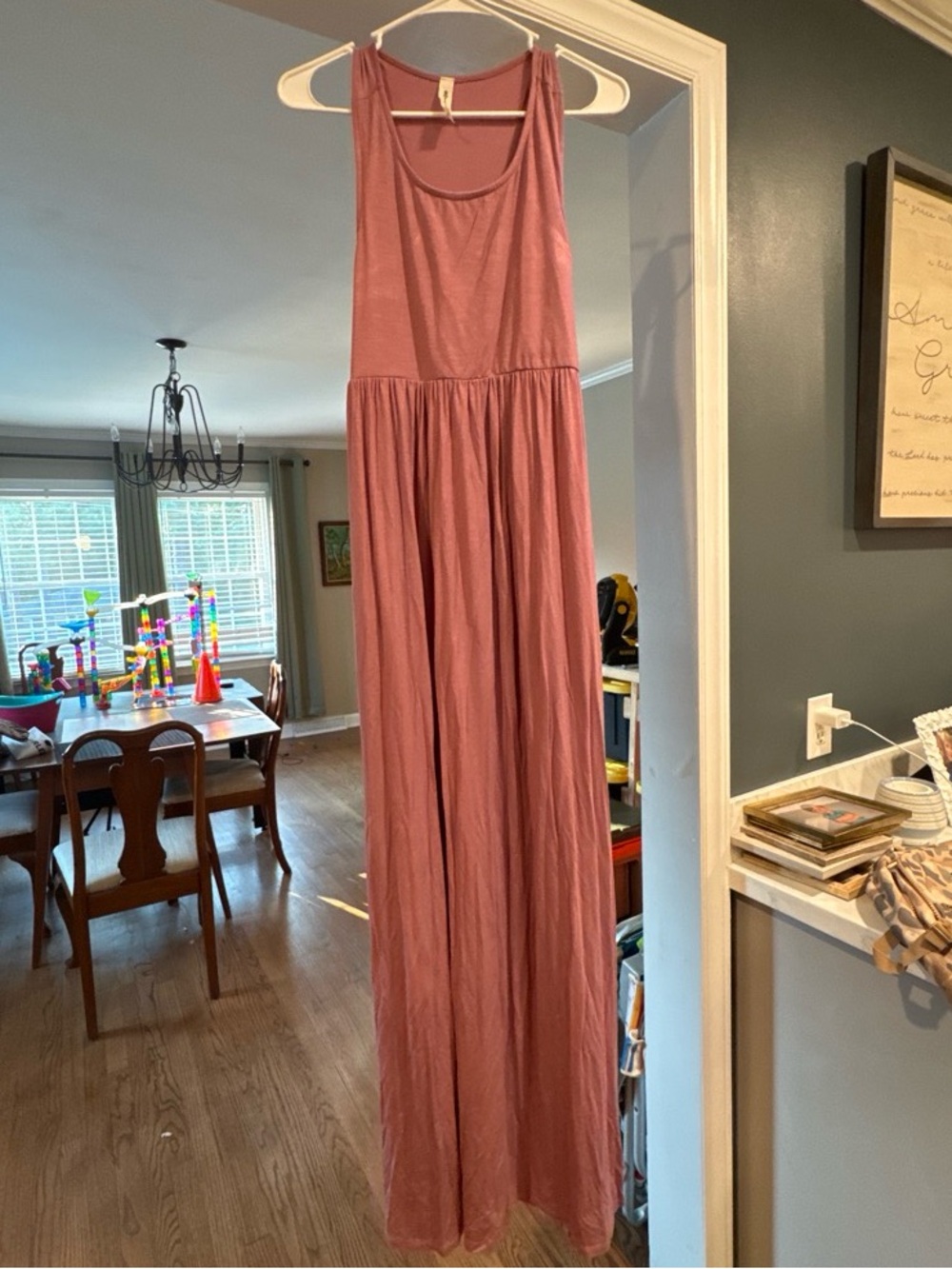 Vanilla Bay Dusty Rose Maxi Dress